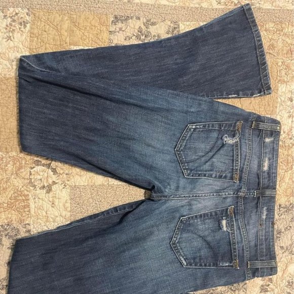 Joe's Distressed Micro Flare Jeans - Picture 2 of 2
